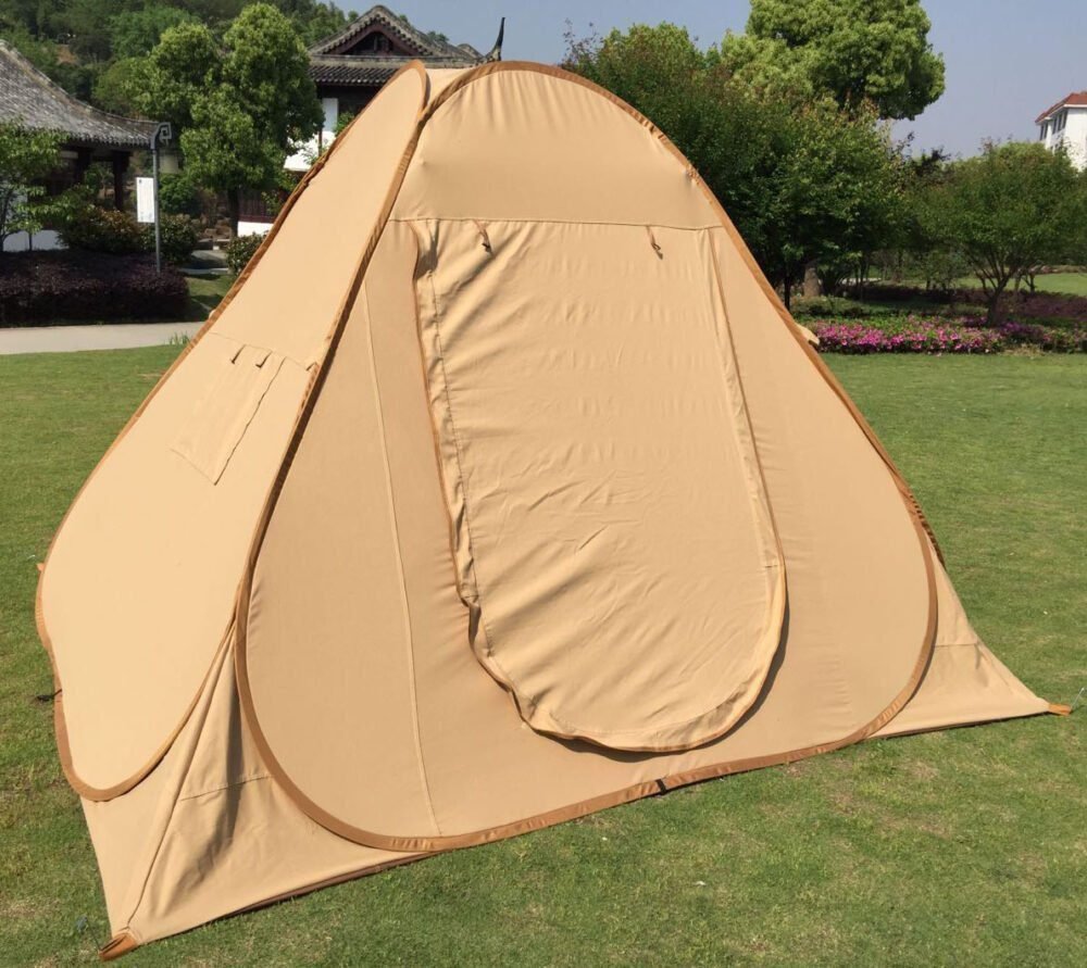 3x3 Foldable Canvas Tent | Portable & Weatherproof Camping Shelter
