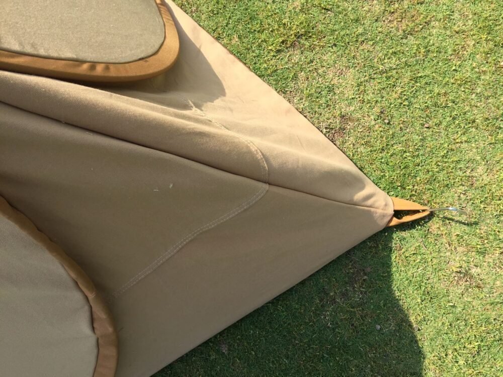 3x3 Foldable Canvas Tent | Portable & Weatherproof Camping Shelter