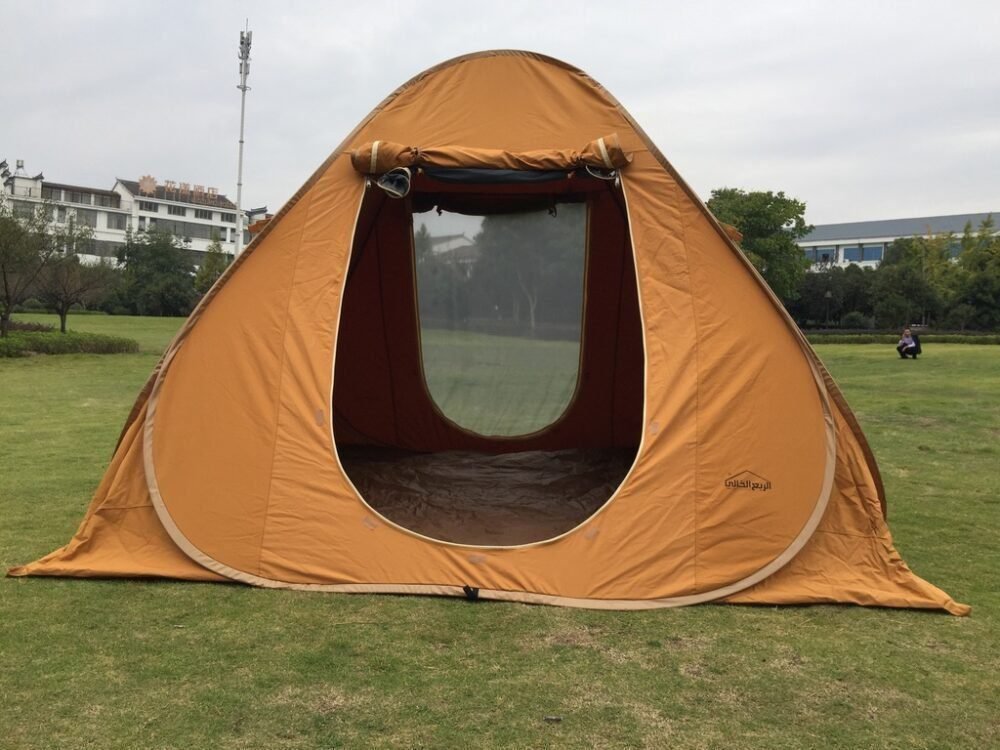 3x3 Foldable Canvas Tent | Portable & Weatherproof Camping Shelter