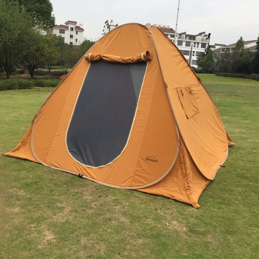 3x3 Foldable Canvas Tent | Portable & Weatherproof Camping Shelter