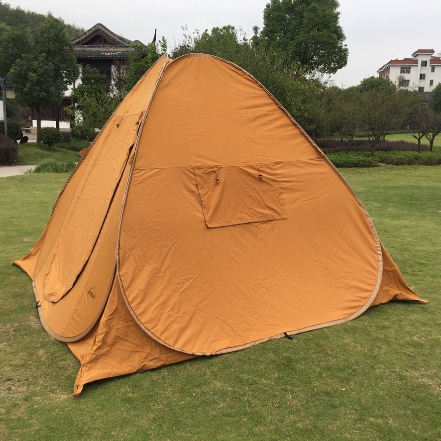 3x3 Foldable Canvas Tent | Portable & Weatherproof Camping Shelter