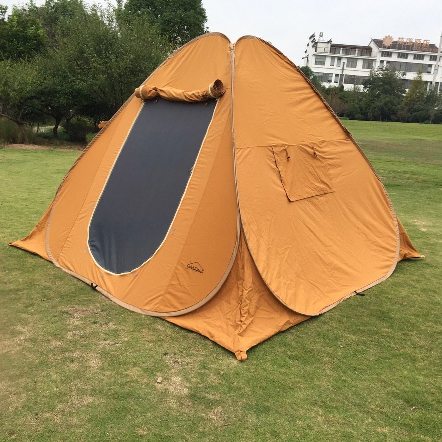 3x3 Foldable Canvas Tent | Portable & Weatherproof Camping Shelter