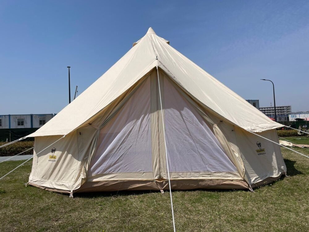 5X5M Canvas Bell Tent | Weather-Resistant Design for Ultimate Comfort