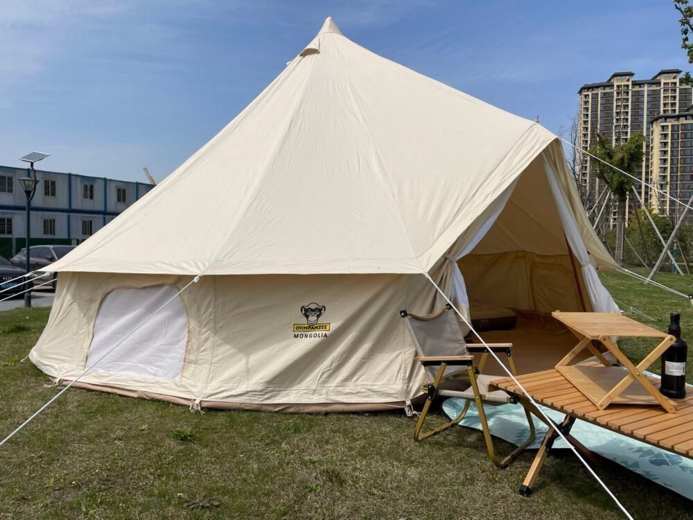 5X5M Canvas Bell Tent | Weather-Resistant Design for Ultimate Comfort