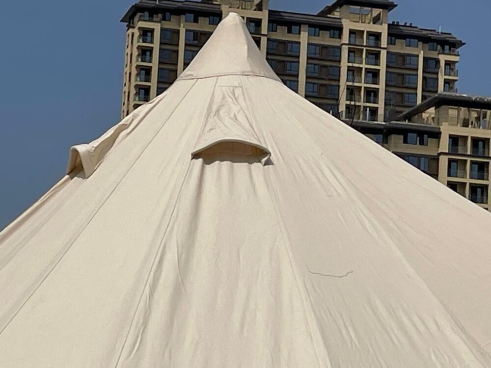 5X5M Canvas Bell Tent | Weather-Resistant Design for Ultimate Comfort