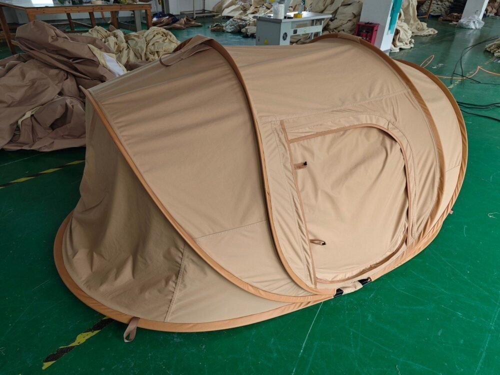 2 Persons Cotton Quick-Pitch Tent | Fast Setup & Reliable Camping Shelter