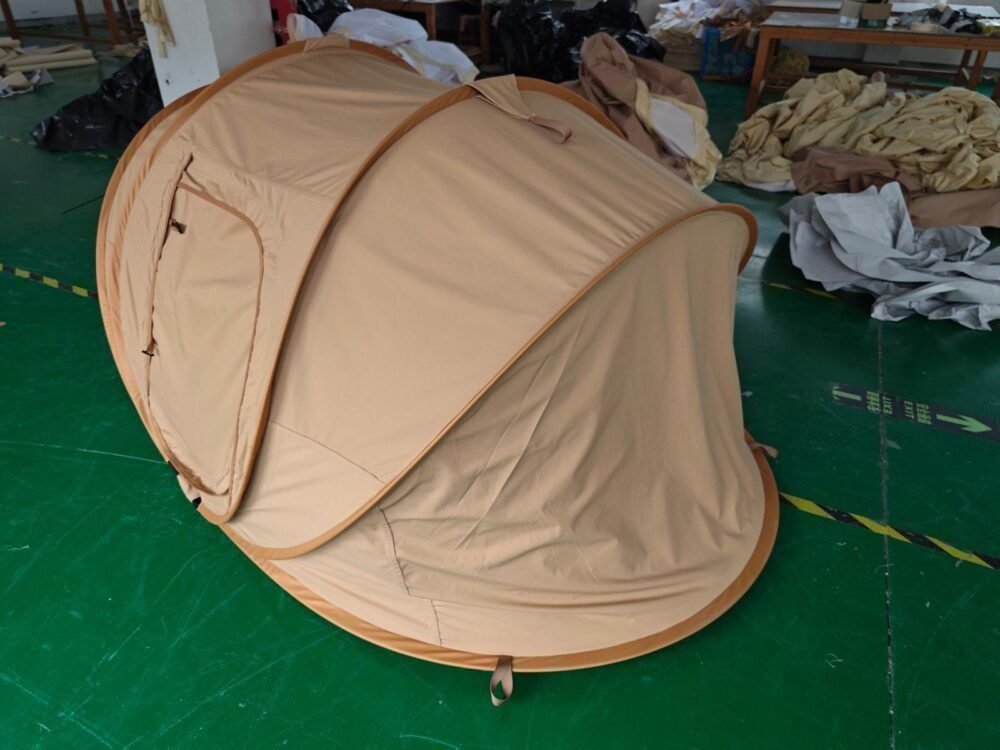 2 Persons Cotton Quick-Pitch Tent | Fast Setup & Reliable Camping Shelter
