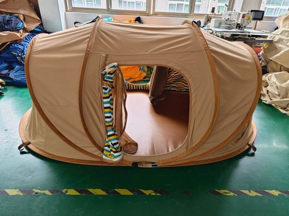 2 Persons Cotton Quick-Pitch Tent | Fast Setup & Reliable Camping Shelter