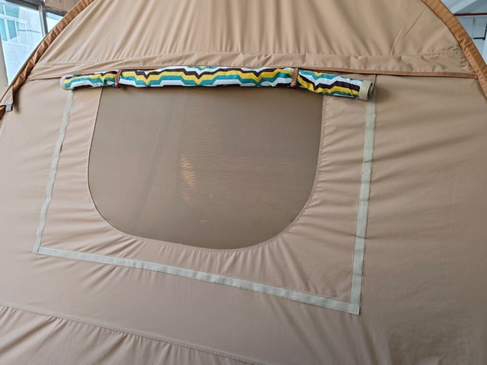 3x3 Foldable Canvas Tent | Portable & Weatherproof Camping Shelter