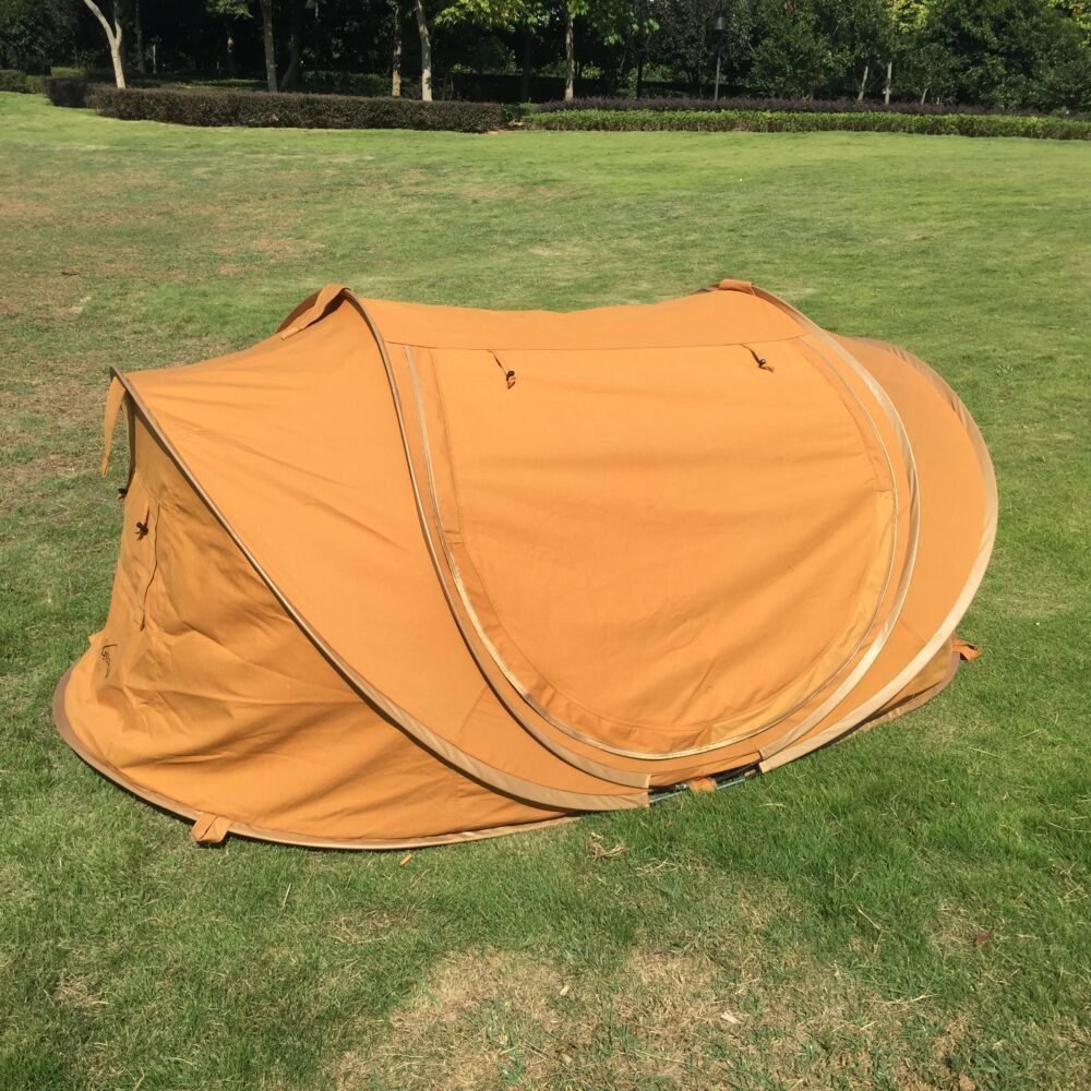 2 Persons Cotton Quick-Pitch Tent | Fast Setup & Reliable Camping Shelter