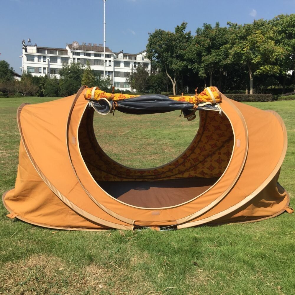 2 Persons Cotton Quick-Pitch Tent | Fast Setup & Reliable Camping Shelter