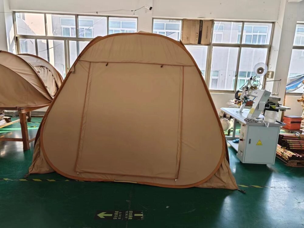 3x3 Foldable Canvas Tent | Portable & Weatherproof Camping Shelter