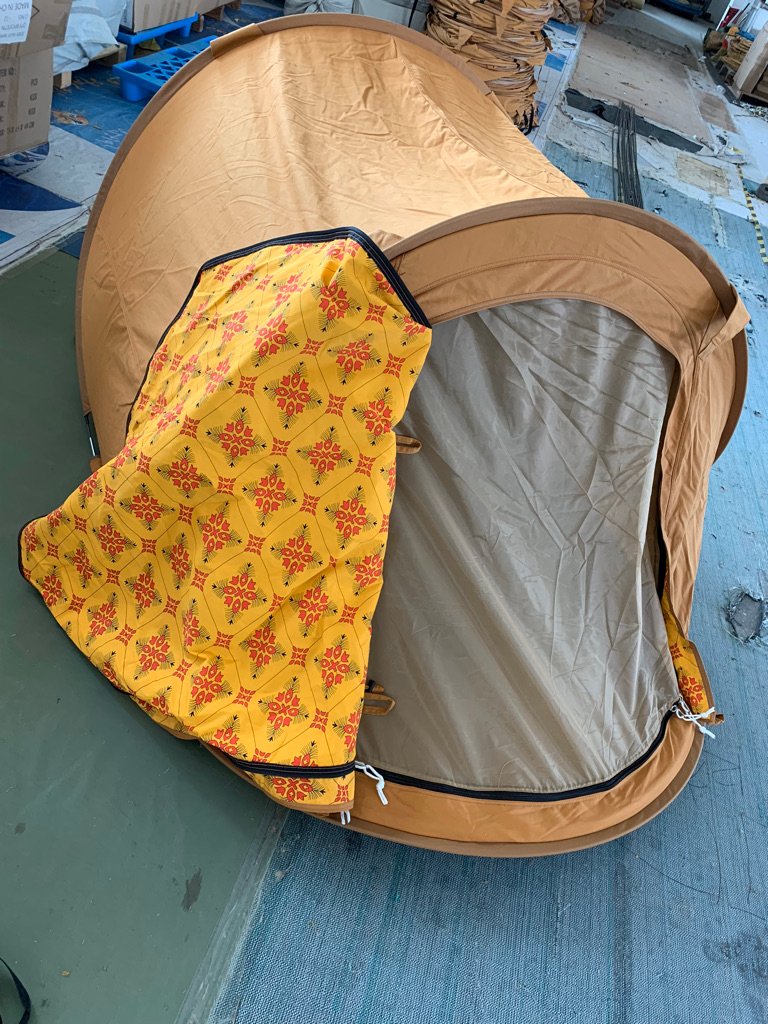 2 Persons Double Layer Cotton Pop Up Tent | Quick Setup & Weatherproof