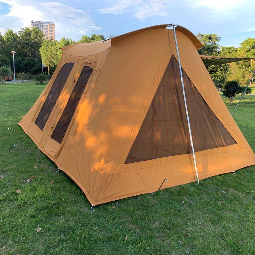 4x3M Spring Bar Canvas Tent – Maximum Space and Ultimate Protection for Desert Climates