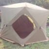 Middle Eastern Hexagonal Double-Layer Hub Folding Tent | Ultimate Protection for Harsh Climates