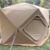 Middle Eastern Hexagonal Double-Layer Hub Folding Tent | Ultimate Protection for Harsh Climates