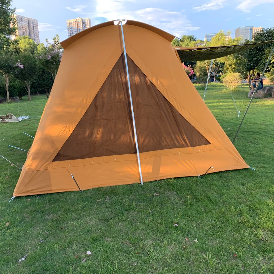 4x3M Spring Bar Canvas Tent – Maximum Space and Ultimate Protection for Desert Climates