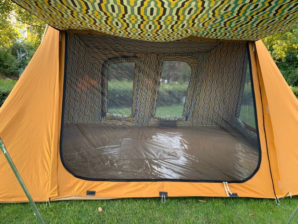 4x3M Spring Bar Canvas Tent – Maximum Space and Ultimate Protection for Desert Climates