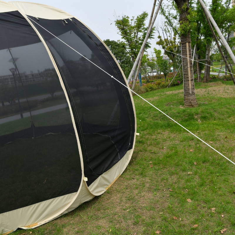 Automatic Pop-Up Hexagonal Mosquito Net Tent – Ultimate Sun Protection and Spacious Design for Multiple Users
