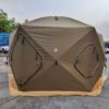 Middle Eastern Hexagonal Double-Layer Hub Folding Tent | Ultimate Protection for Harsh Climates