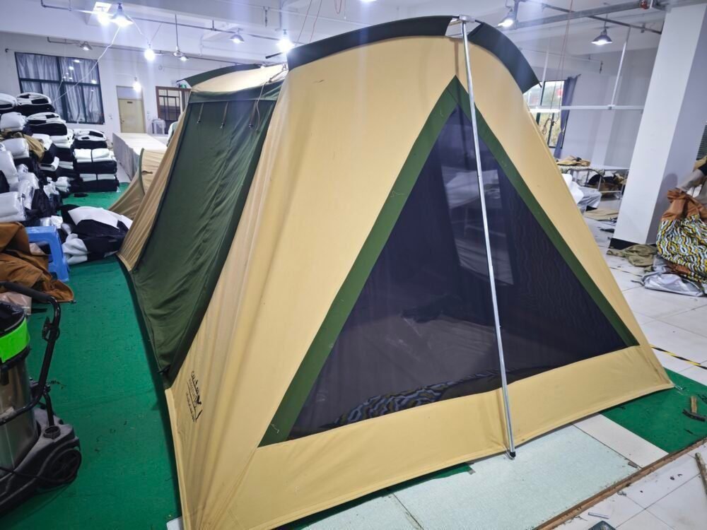 4x3M Spring Bar Canvas Tent – Maximum Space and Ultimate Protection for Desert Climates