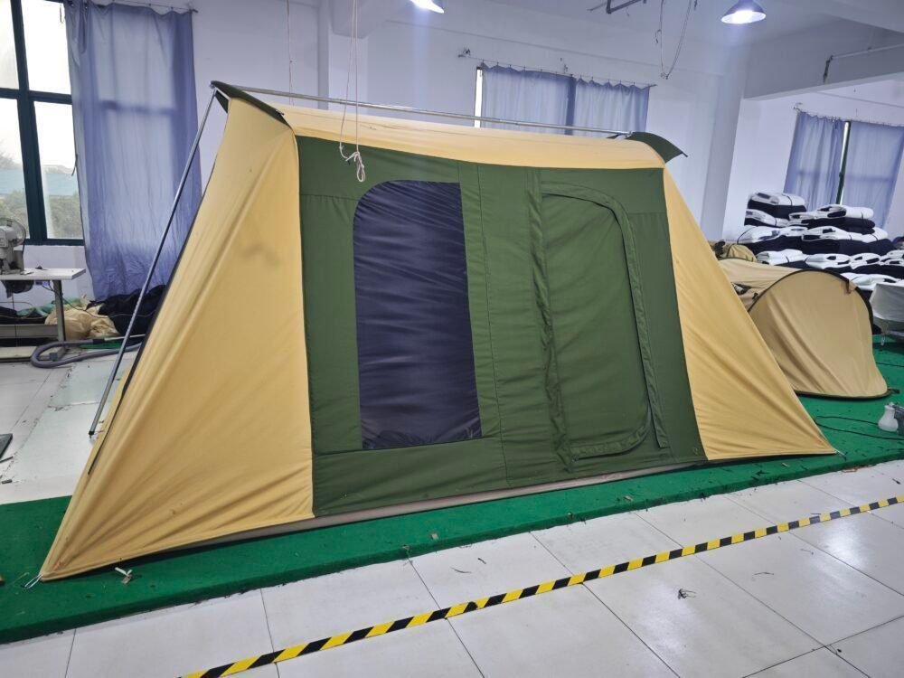 4x3M Spring Bar Canvas Tent – Maximum Space and Ultimate Protection for Desert Climates