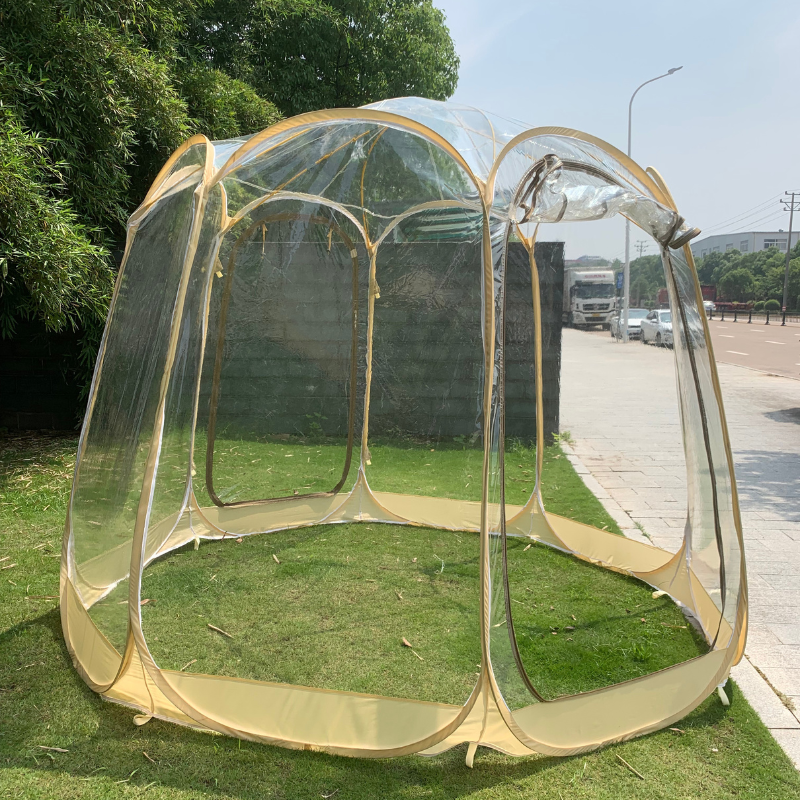 18 PVC Automatic Pop-Up Outdoor Pavilion Tent – Spacious Sun Protection for Outdoor Gatherings