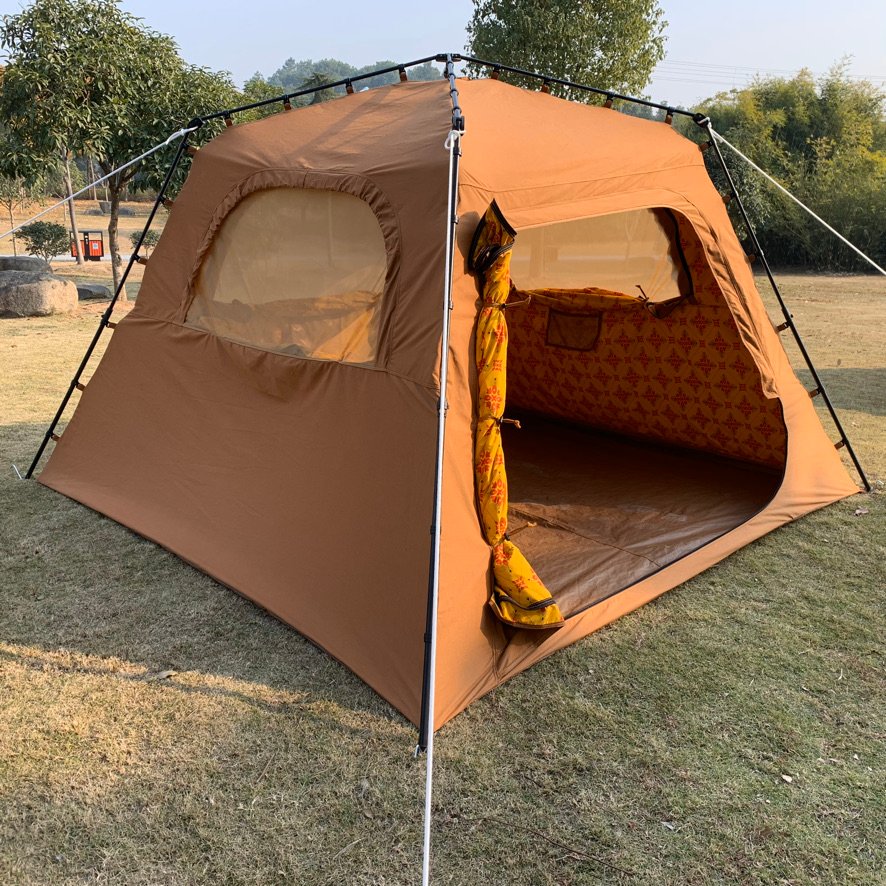 Double Layer Folding Canvas Tent | Designed for Durability in the Middle East Climate