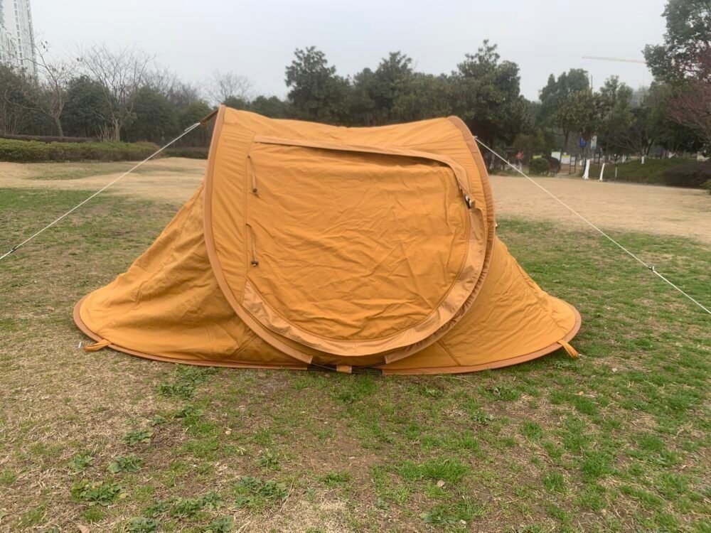 2 Persons Double Layer Cotton Pop Up Tent | Quick Setup & Weatherproof