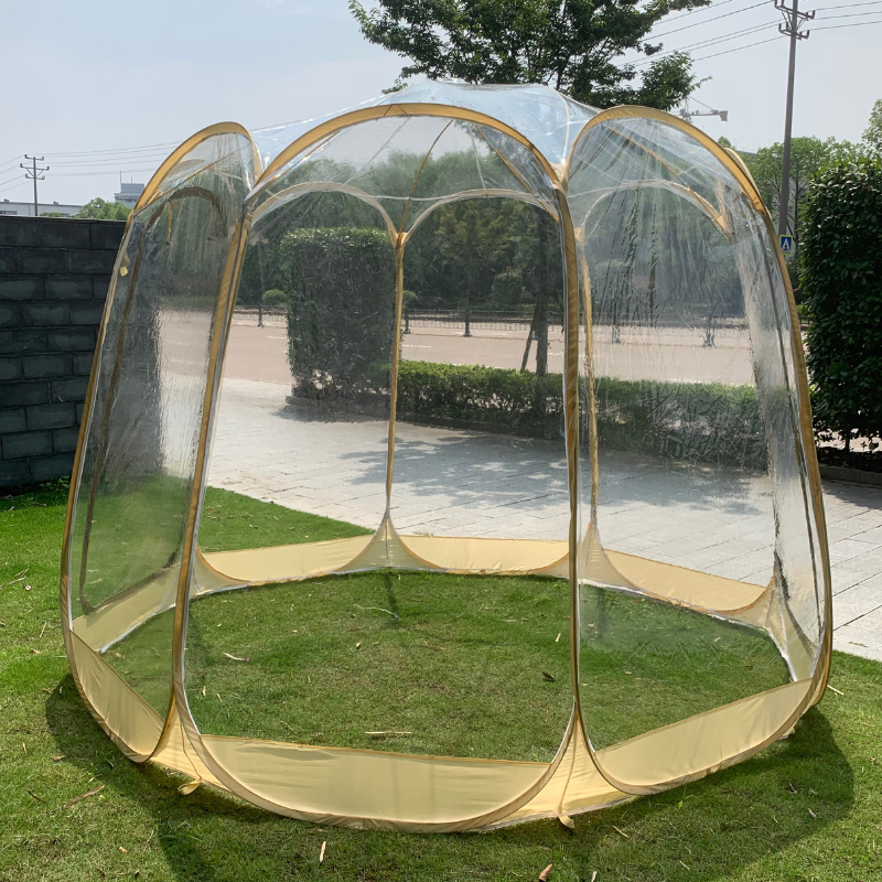 21 PVC Automatic Pop-Up Outdoor Pavilion Tent – Spacious Sun Protection for Outdoor Gatherings