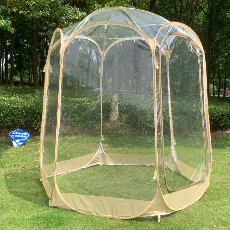 27 PVC Automatic Pop-Up Outdoor Pavilion Tent – Spacious Sun Protection for Outdoor Gatherings