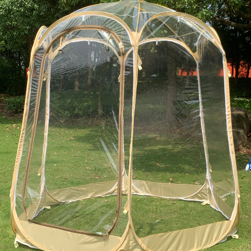 28 PVC Automatic Pop-Up Outdoor Pavilion Tent – Spacious Sun Protection for Outdoor Gatherings