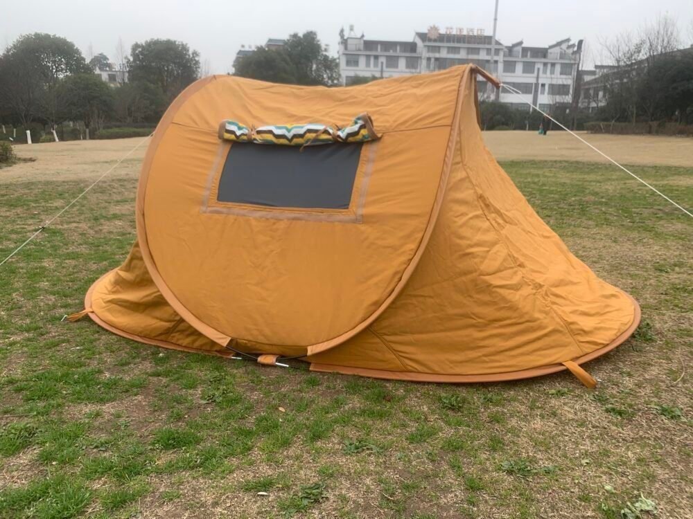 2 Persons Double Layer Cotton Pop Up Tent | Quick Setup & Weatherproof