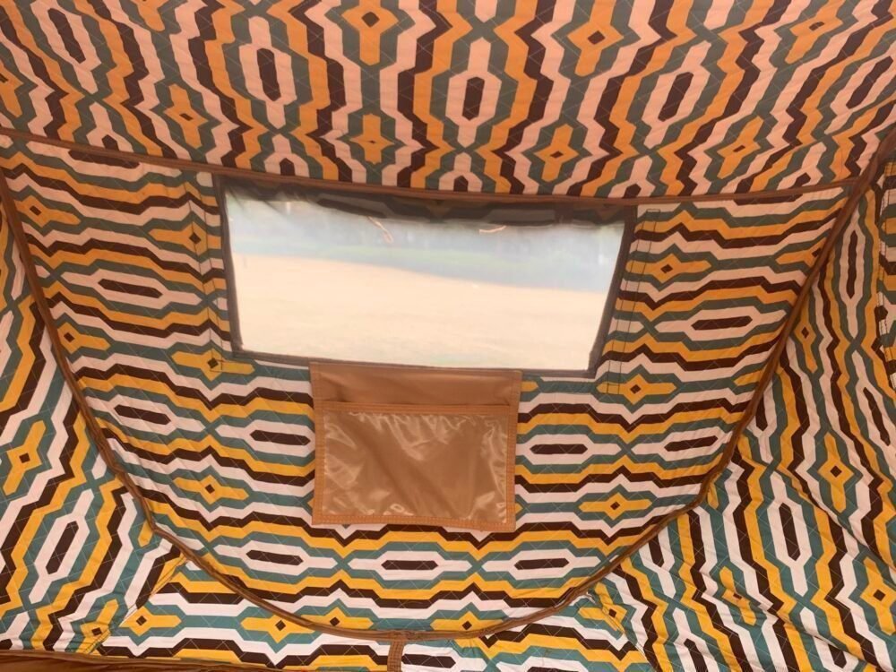 2 Persons Double Layer Cotton Pop Up Tent | Quick Setup & Weatherproof