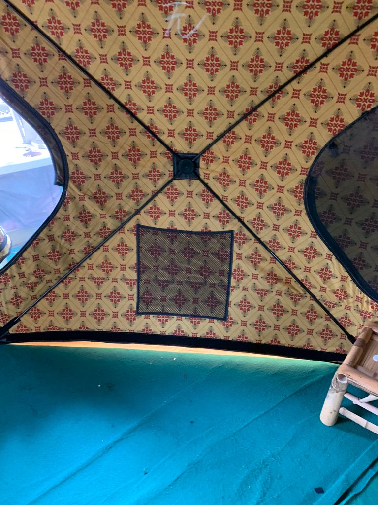 Middle Eastern Hexagonal Double-Layer Hub Folding Tent | Ultimate Protection for Harsh Climates