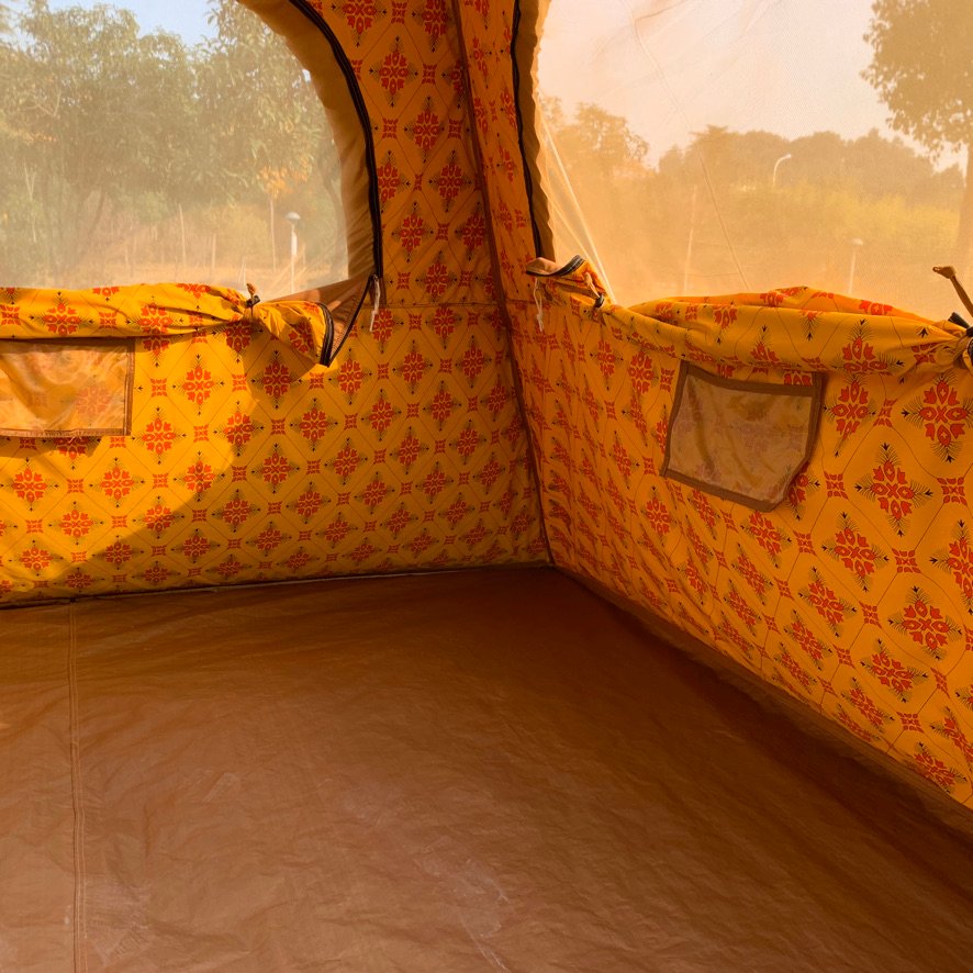 Double Layer Folding Canvas Tent | Designed for Durability in the Middle East Climate