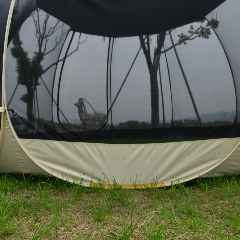 Automatic Pop-Up Hexagonal Mosquito Net Tent – Ultimate Sun Protection and Spacious Design for Multiple Users
