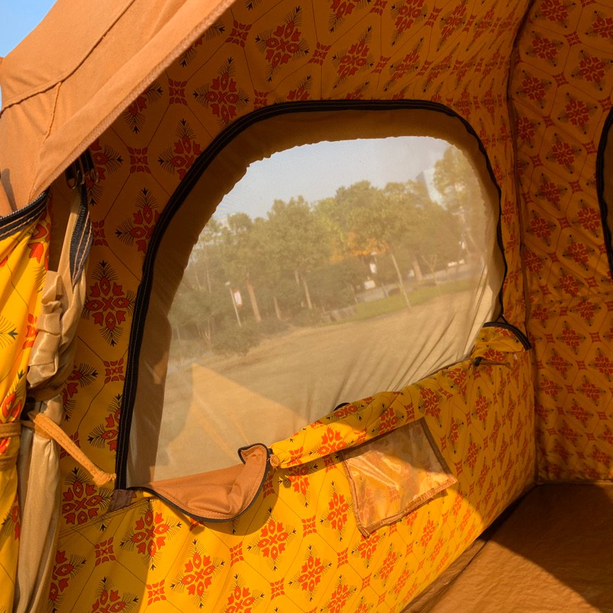Double Layer Folding Canvas Tent | Designed for Durability in the Middle East Climate
