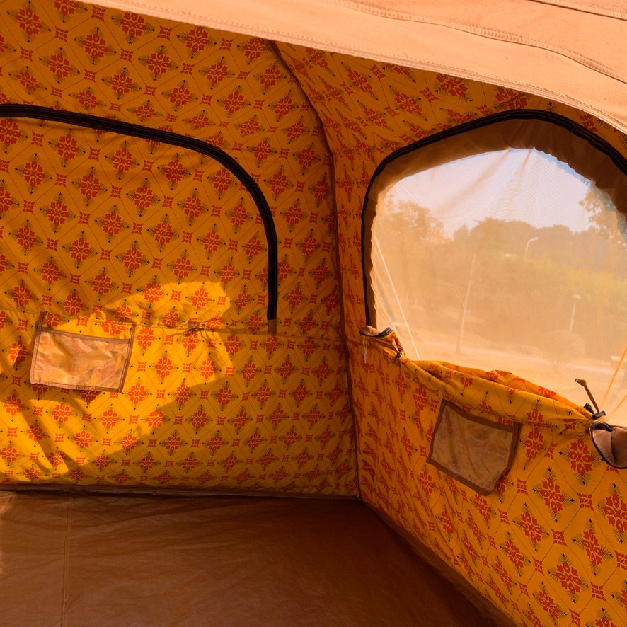 Double Layer Folding Canvas Tent | Designed for Durability in the Middle East Climate