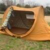 2 Persons Double Layer Cotton Pop Up Tent | Quick Setup & Weatherproof