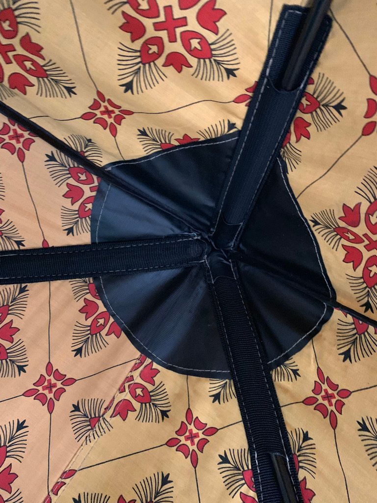 Middle Eastern Hexagonal Double-Layer Hub Folding Tent | Ultimate Protection for Harsh Climates