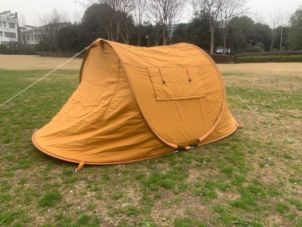 2 Persons Double Layer Cotton Pop Up Tent | Quick Setup & Weatherproof