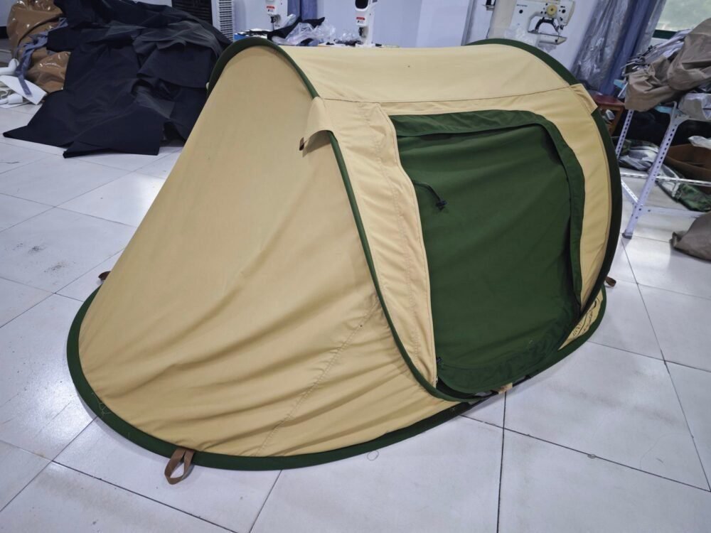 2 Persons Double Layer Cotton Pop Up Tent | Quick Setup & Weatherproof