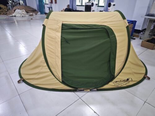 2 Persons Double Layer Cotton Pop Up Tent | Quick Setup & Weatherproof