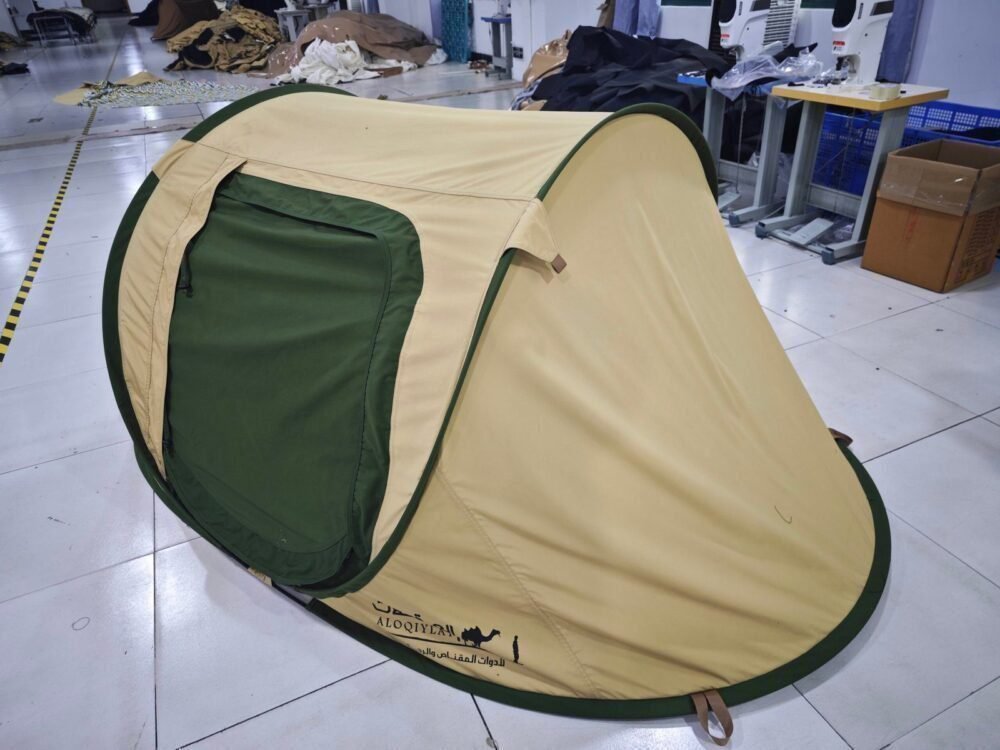 2 Persons Double Layer Cotton Pop Up Tent | Quick Setup & Weatherproof