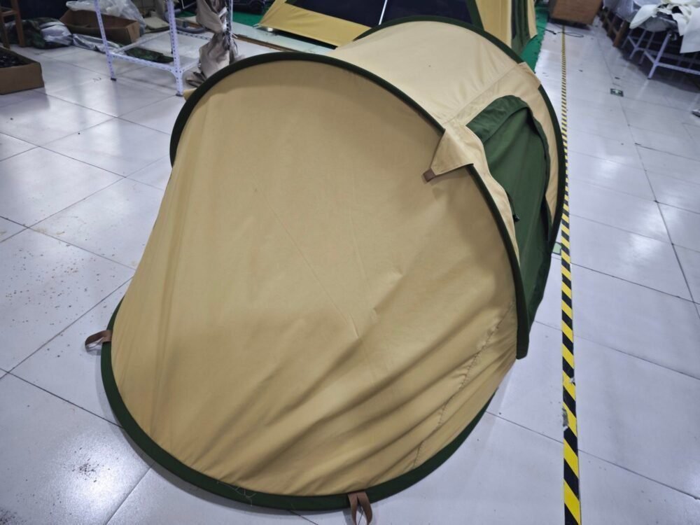 2 Persons Double Layer Cotton Pop Up Tent | Quick Setup & Weatherproof