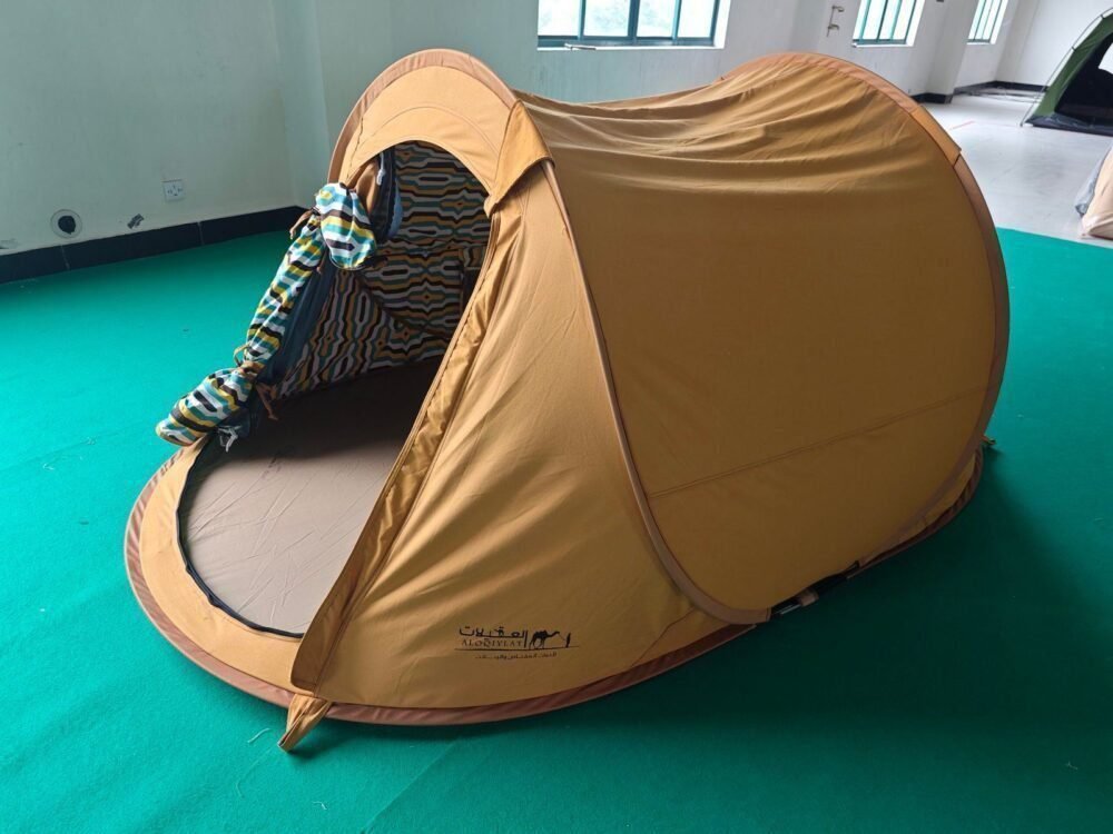 2 Persons Double Layer Cotton Pop Up Tent | Quick Setup & Weatherproof