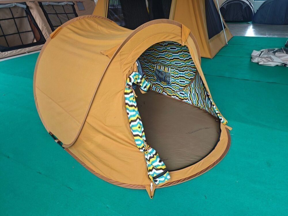 2 Persons Double Layer Cotton Pop Up Tent | Quick Setup & Weatherproof