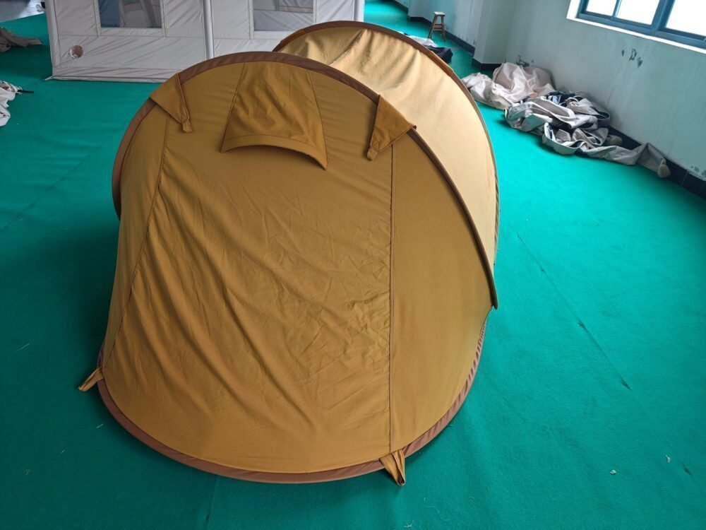 2 Persons Double Layer Cotton Pop Up Tent | Quick Setup & Weatherproof
