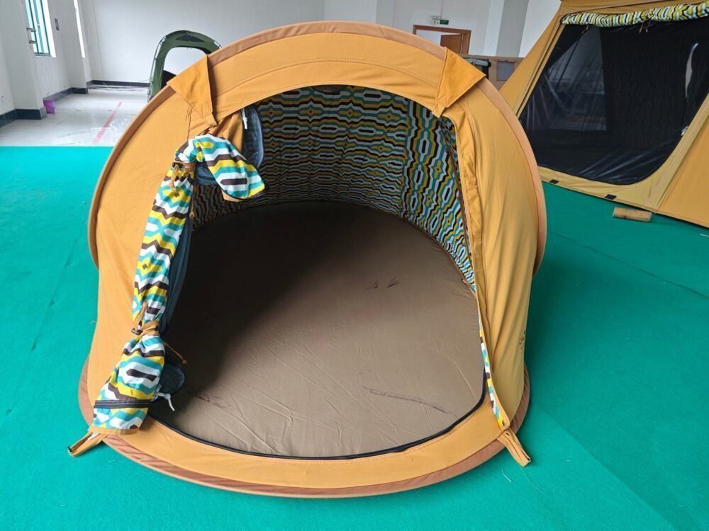 2 Persons Double Layer Cotton Pop Up Tent | Quick Setup & Weatherproof